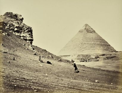 null Francis Frith (1822-1898)

Égypte, 1858.

Pyramide de Khéphren.

Épreuve sur...