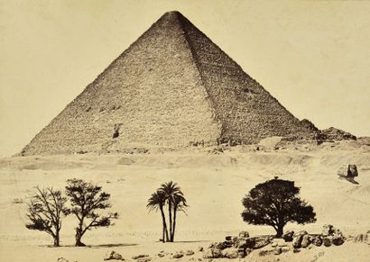 null Wilhelm Hammerschmidt et divers

Égypte, c. 1860.

Plaine de Gizeh. Sphinx....