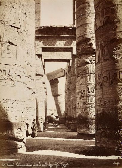 null Pascal Sebah - Félix Bonfils 

Égypte, c. 1870. 

Temple de Karnak. Île de Philae....