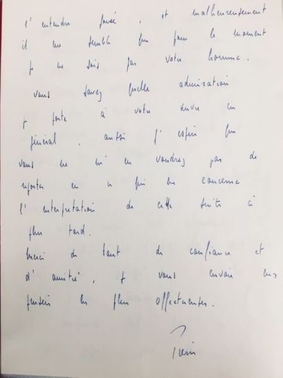 [PASCAL Claude] Importante correspondance musicale, adressée à Claude Pascal, archivée...