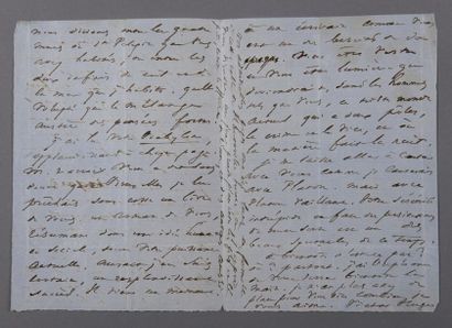 HUGO Victor [Besançon, 1802 - Paris, 1885], poète et écrivain français Lettre autographe,...