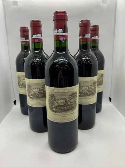  12 bouteilles de Château LAFITE-ROTHSCHILD PAUILLAC 1998