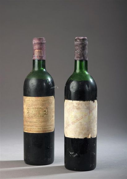 2 bottles of Château Margaux, Premier Grand...