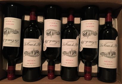 12 bouteilles de Château LA TOUR DE BY Médoc...