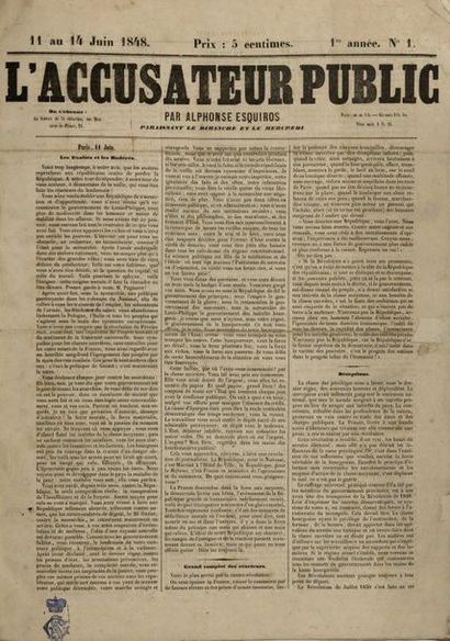[1848] Réunion d'un ensemble de 135 périodiques ayant paru au cours de l'année 1848....