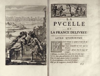 CHAPELAIN, jean La Pucelle ou la France délivrée, poème héroïque en douze chants....