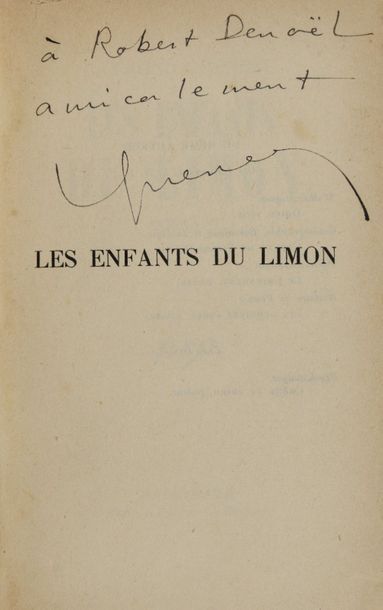 SEGALEN, Victor Peintures. Paris, Georges Crès, 1916. In-12, (3) ff., 207 pp., (2)...