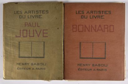 null ARTISTES (LES) DU LIVRE Paris, Henry Babou, 1928-1933.
24 fasc. in-4, en feuilles,...