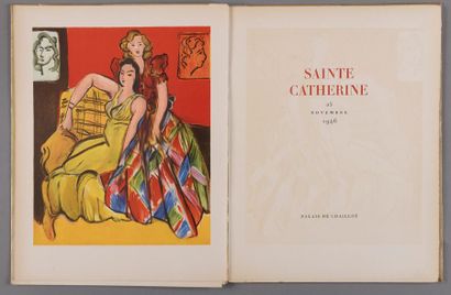 [MATISSE] - Sainte Catherine, 25 novembre 1946. Paris, Palais de Chaillot, 1946....