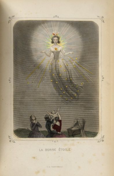 MÉRY, Joseph Les Étoiles, dernière féerie par J.-J. Grandville.
Paris, De Gonet,...