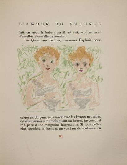 VILLIERS DE L'ISLE ADAM Nouveaux contes cruels.
Lithographies en coul. de Edouard...
