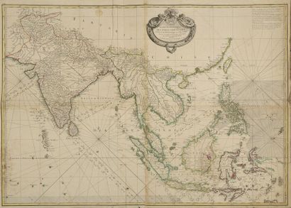 [CARTE] - BONNE Hydro-geographic map of the East Indies in and beyond the Ganges...