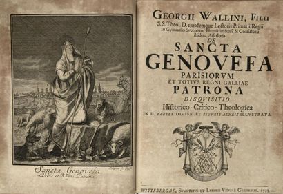 WALLIN, Georg De Sancta Genovefa parisiorum et totius regni
Galliae patrona. Disquisitio...