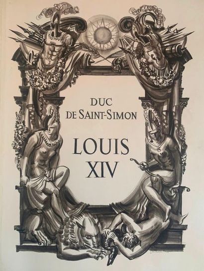 null (SAINT-SIMON, Duc de - Louis XIV. Paris, Ed. d'Omphale, 1946). In-folio, plein...