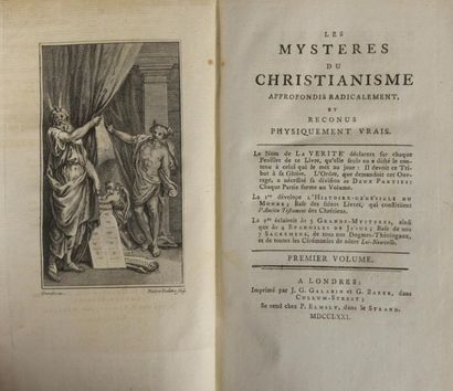 null [BEBESCOURT] - Les Mystères du Christianisme approfondis radicalement, et reconus...