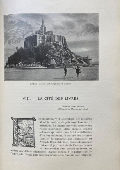 null BOSSEBOEUF, Abbé L. - Le Mont-St-Michel Au péril de la Mer. Son histoire et...