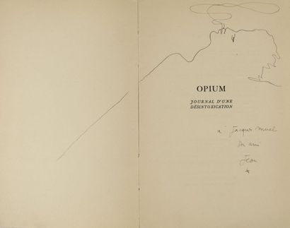 null COCTEAU, Jean - Opium. Journal d'une désintoxication. Dessins de l'auteur. Paris,...