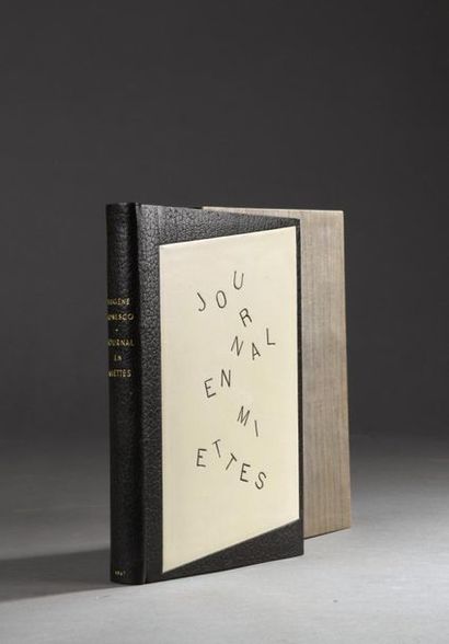 null IONESCO, Eugène - Journal en miettes. Paris, Mercure de France, 1967. In-8,...