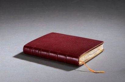 null WOVEN BOOK - Prayer book woven from the illuminations of manuscripts from the...