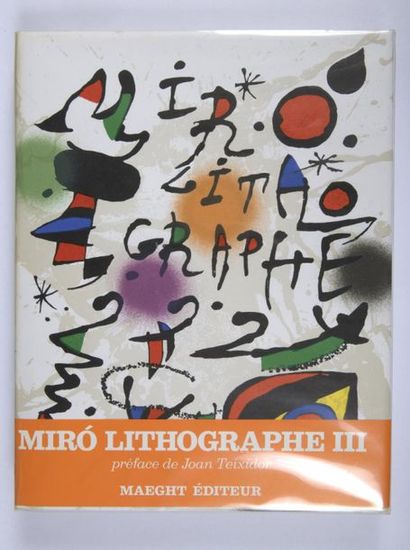 null MIRO - Joan Miró lithographe. I. Michel Leiris, Repentirs et ajouts, 1970 -...