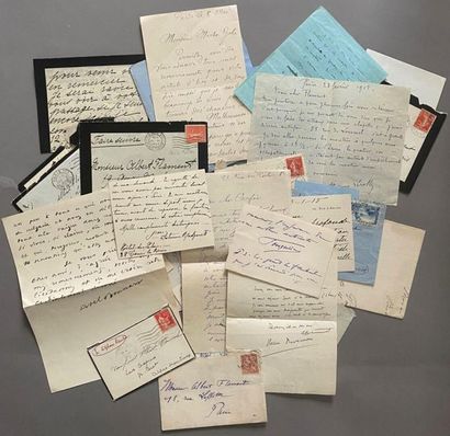 null CORRESPONDANCES.

Correspondance adressée à Albert Flament (22 lettres ou cartes).

Henry...