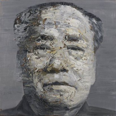 null GAO Zengli (born 1964) 

Mao, circa 2005

Oil and paper collage on canvas, each...