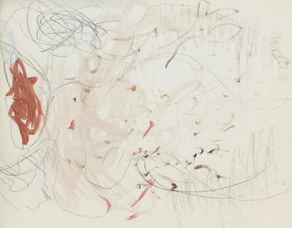null COJAN Aurel (1914-2005), Compositions abstraites Six techniques mixtes sur papier,...