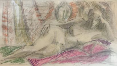 Nicolas POLIAKOFF (1899-1976) - Visage de femme, Mine de plomb, 42 x 32 cm
- Femme...