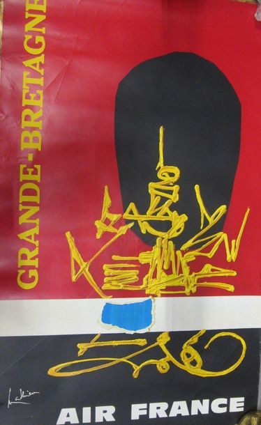 null Georges MATHIEU (1921 2012) pour AIR FRANCE

Sept affiches : Japon, Usa, Grande-Bretagne,...