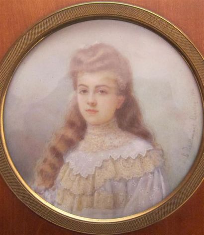 null Gabrielle DEBILLEMONT-CHARDON (1860-1957)

Portrait de jeune fille au chemisier...