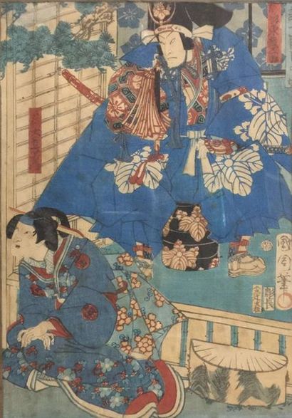 null Japon

Courtisanes, paysages et lettrés

Ensemble de sept estampes en couleurs.

34...