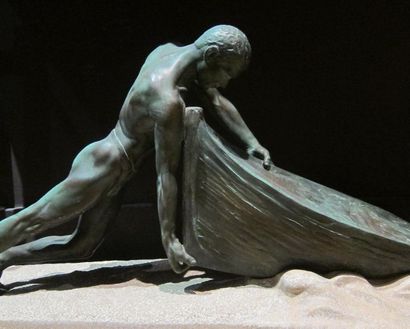 null Max LE VERRIER (1891-1973)

Pêcheur à la barque. 

Groupe en bronze de patine...
