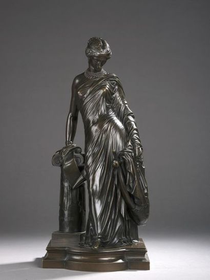 null Jean-Jacques PRADIER (1790-1852)

Sapho à la colonne

Epreuve en bronze à patine...