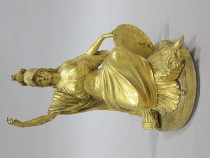 null Statue en bronze représentant la déesse Athéna.

XIXème siècle.

H : 17 cm