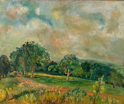 null Abraham MINTCHINE (Kiiv 1898 - 1931 La Garde)

Paysage animé, ca.1929

Huile...