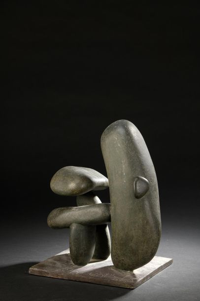 null Pierre SZEKELY (1923-2001)

Être Uni

Sculpture en marbre noir, titré, monogrammé...