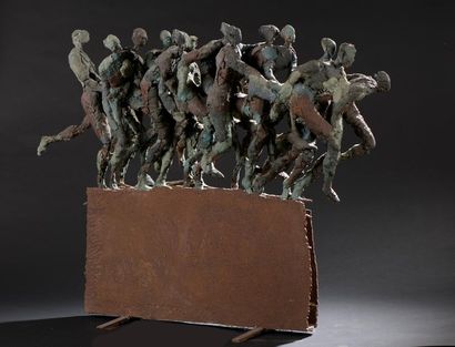null Alice MORLON (Née en 1959)

Foule

Sculpture en fer et béton.

72 x 100 cm 



Provenance...