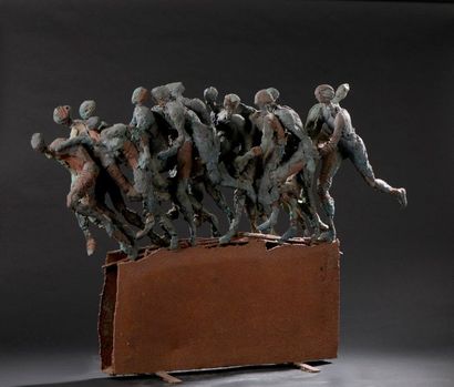 null Alice MORLON (Née en 1959)

Foule

Sculpture en fer et béton.

72 x 100 cm 



Provenance...