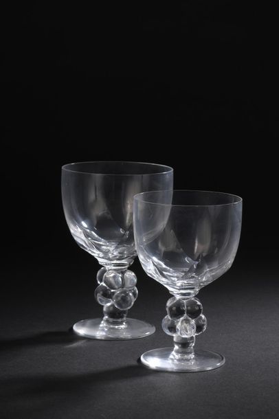 null Cristal LALIQUE

Partie de service de verres à pied « Clos Vougeot » comprenant...