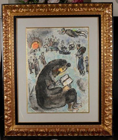 null Marc CHAGALL (Vitebsk 1887 - 1985 Saint-Paul-de Vence)

The Jew at Prayer, ca.1975

Sleeve,...