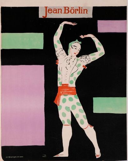 null Nils van DARDEL (1888-1943)

Jean Börlin, ca.1920

Lithographie en couleurs,...