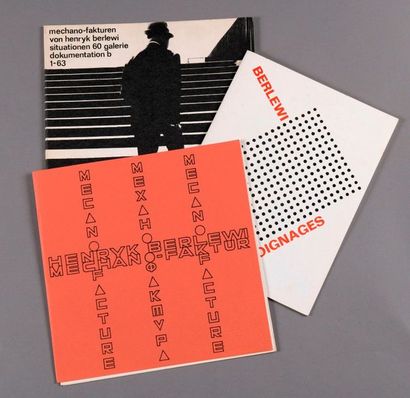 null [BERLEWI]

4 Booklets on Henryk Berlewi: Uber Mechno- Faktur,1963; Mechano-Fakturen...