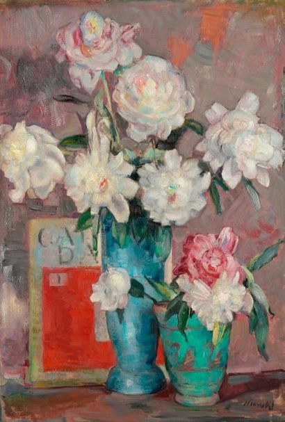 null Marian STRONSKI (Tarnopol 1892 - 1977 Przemy..l)

Peonies

Oil on panel, signed...