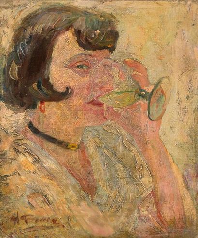 null Nicolaï Ivanovitch FECHINE (Kazan 1881 - 1955 Los Angeles)

Femme au verre de...