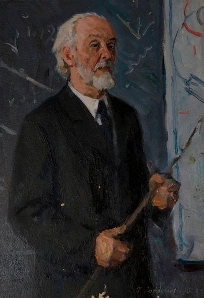 null Gavril SOROKOLETOV (Charapkino 1913 - 2001)

Portrait de Constantin Tsiolkovski,...