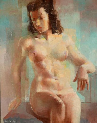 null Lancelot NEY (Budapest 1900 - 1965 Paris)

Nude

Oil on canvas (cracks), signed...