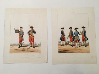 null Dunoyer de NOIRMONT et Alfred de MARBOT 

42 planches de Costumes de l' Armée...