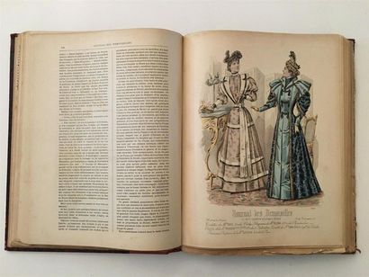 null Journal des Demoiselles 1892, 1893, 1894 ( présente des modèles d'ouvrages)...