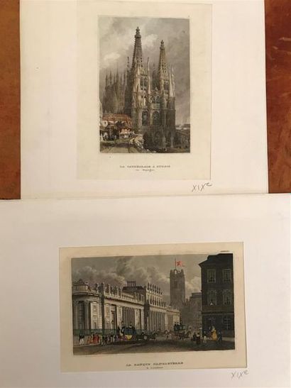 null VUES DE VILLES XIXe, Amsterdam, Dublin, Vienne, Edimbourg, Malaga, Madrid …

gravures...