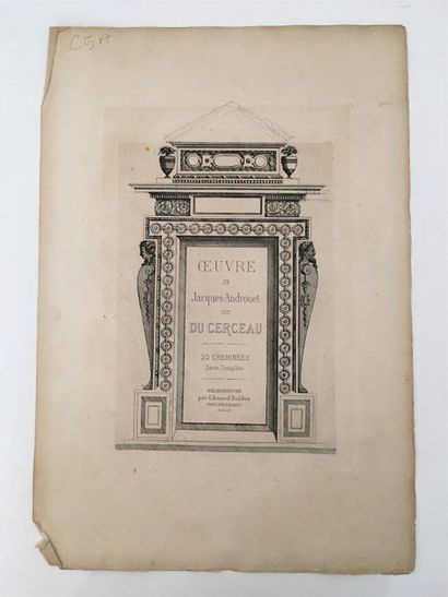 null ORNEMENTS

Cheminées - Lambris - Statues - Vases

par ou d'après Le Pautre,...